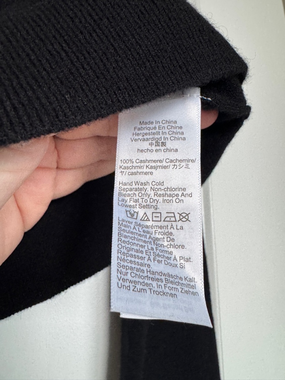 NWT! J. CREW Women’s Featherweight Cashmere Cardigan Jet Black Size XS *see note - Picture 7 of 16